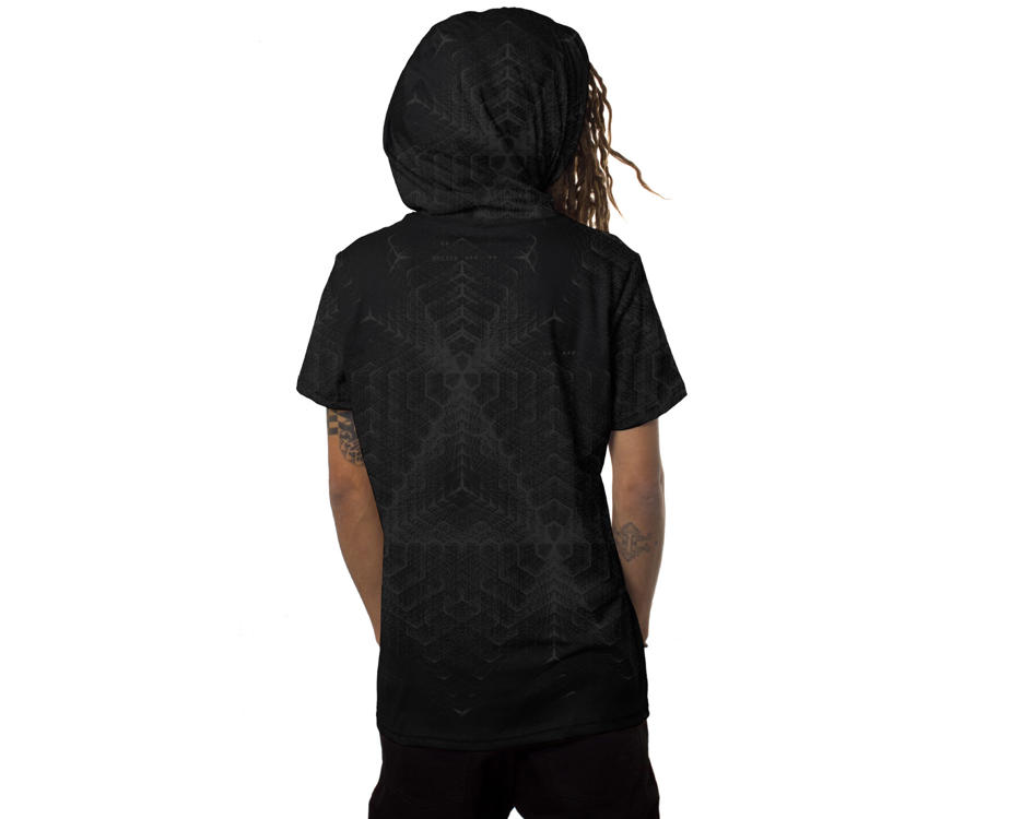 TANSO HOODED T-SHIRT BLACK